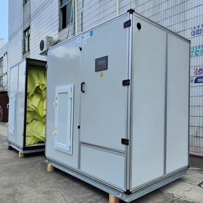 16500CMH Ψυγμένο νερό σταθερή θερμοκρασία και υγρασία μονάδα επεξεργασίας αέρα καθαρισμός αέρα HVAC