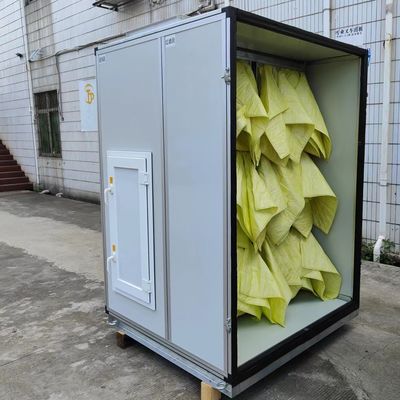 16500CMH Ψυγμένο νερό σταθερή θερμοκρασία και υγρασία μονάδα επεξεργασίας αέρα καθαρισμός αέρα HVAC