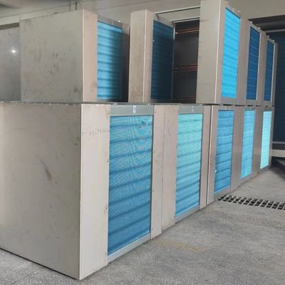 2300CMH Γύρισμα γύρω από σωλήνα θερμότητας σε σχήμα U με θέρμανση και ψύξη σπείρα αέρα HVAC ανταλλάκτη θερμότητας