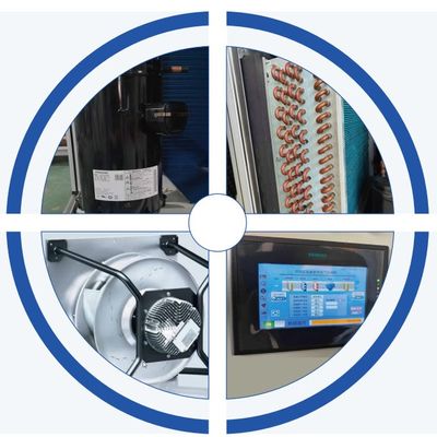 1-5HP Super Slim Ceiling Hanging Water Cooled DX Air Handling Unit Αεροκαθαρισμός Η/Υ για Βιομηχανικά
