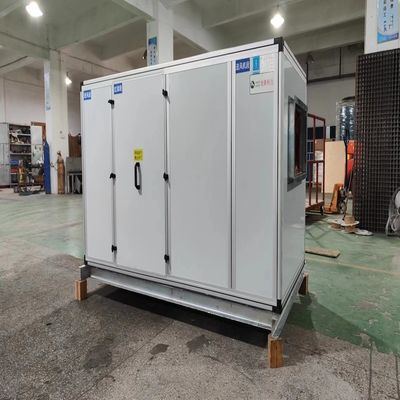 12000CMH Ψυχρό νερό Αεροκάμαρα Ενότητα επεξεργασίας αέρα με μετατροπέα συχνότητας για ξενοδοχεία