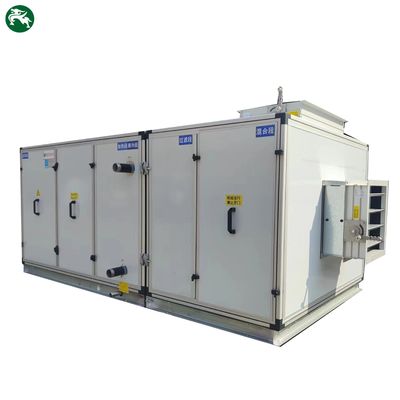 5000-10000m3/H Βιομηχανική καθαρισμός αέρα Ψυχρό νερό Αεροκάμαρα AHU μονάδα χειρισμού