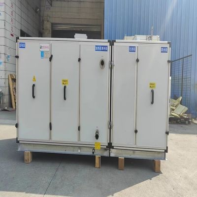 5000-10000m3/H Βιομηχανική καθαρισμός αέρα Ψυχρό νερό Αεροκάμαρα AHU μονάδα χειρισμού
