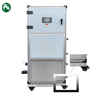 Υδατοψυγμένη μονάδα χειρισμού αέρα HVAC με τροχούς για εύκολη κίνηση